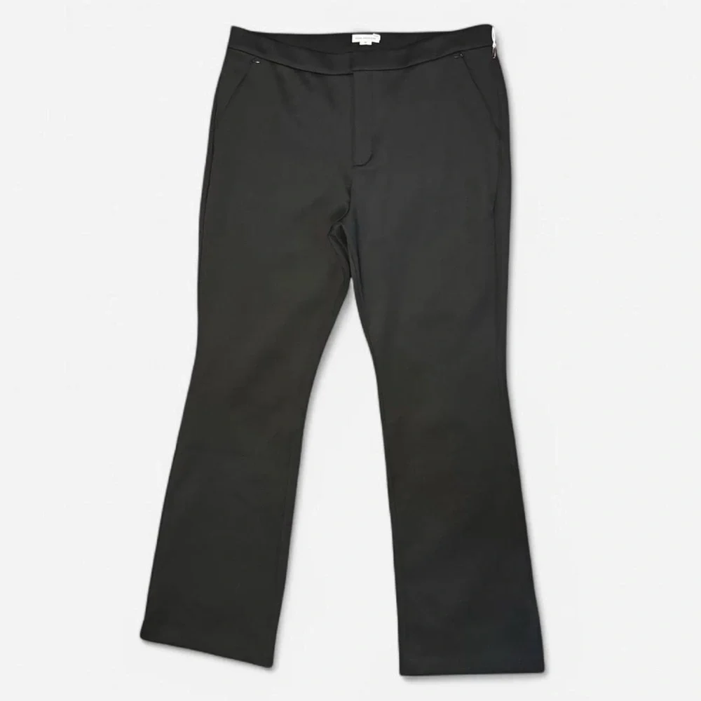 Good American Classic Black Wide Leg Trousers - Picture 4 of 11